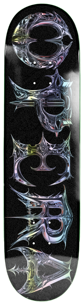 10810167-1 Opera Skateboard Deck Neo Black 8,25