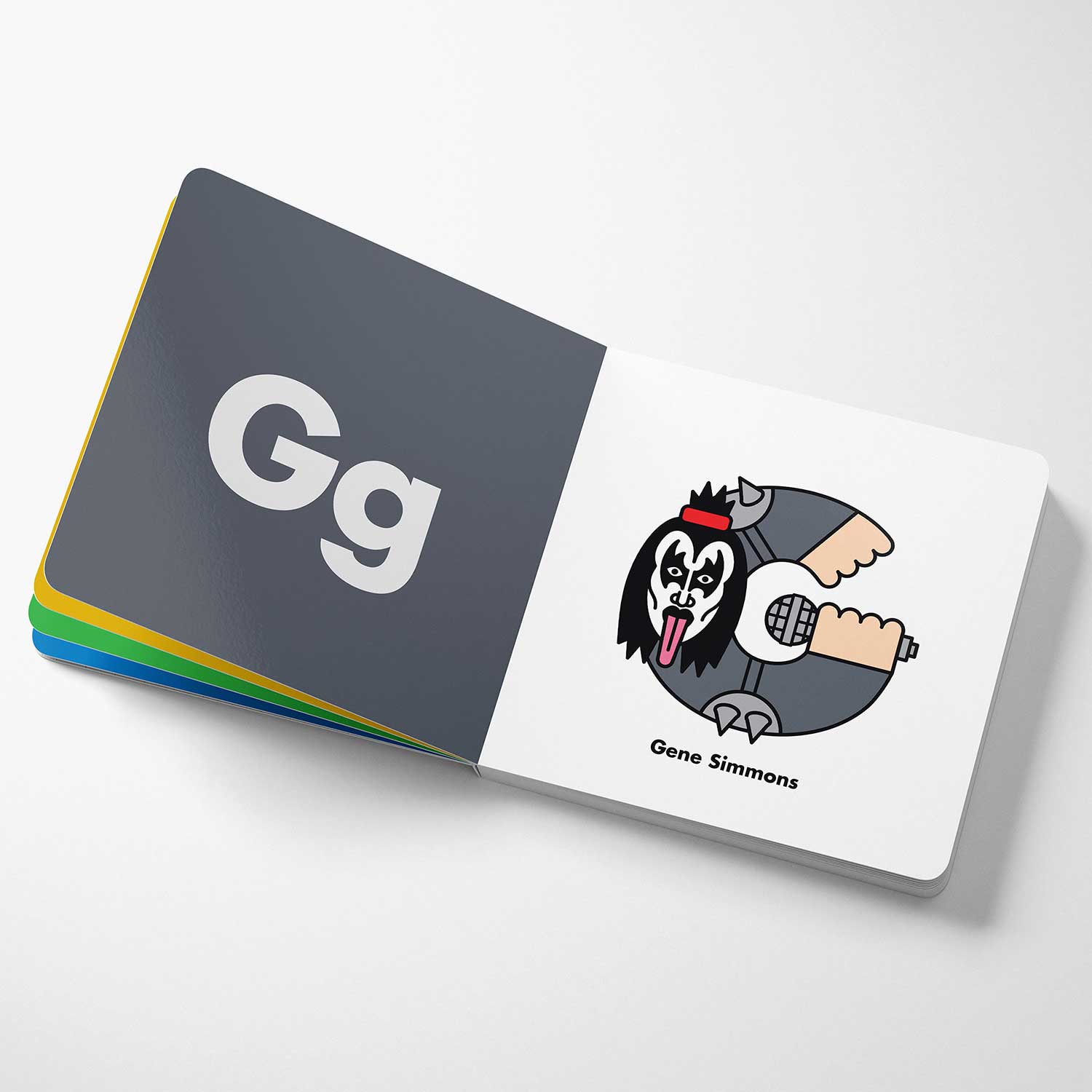 The Dudes Rock ABC Book Awesome ABC Rock ABC Book - Multicolor