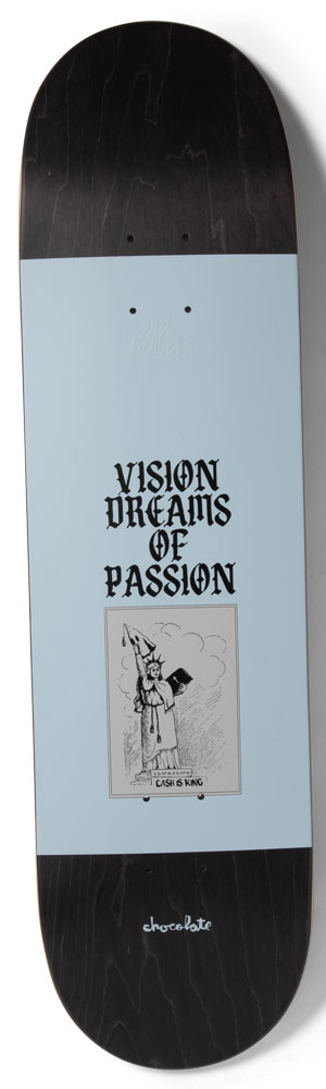 Chocolate Skateboard Deck Herrera White Lines 8,375 Chocolate Skateboard Deck Herrera White Lines 8,375