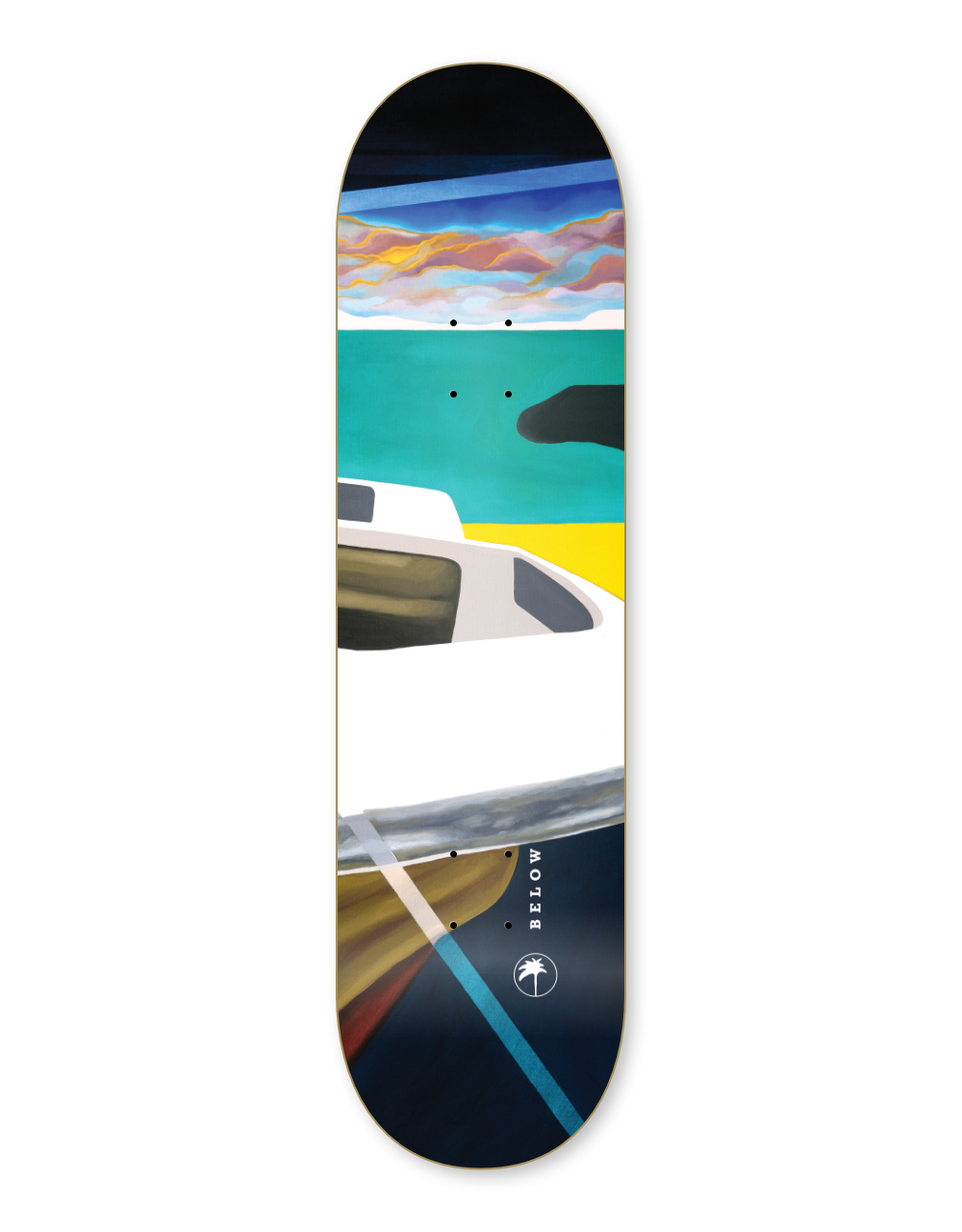 Below Skateboards The Boat Skateboard Deck 7.50 Below Skateboards The Boat Skateboard Deck 7.25