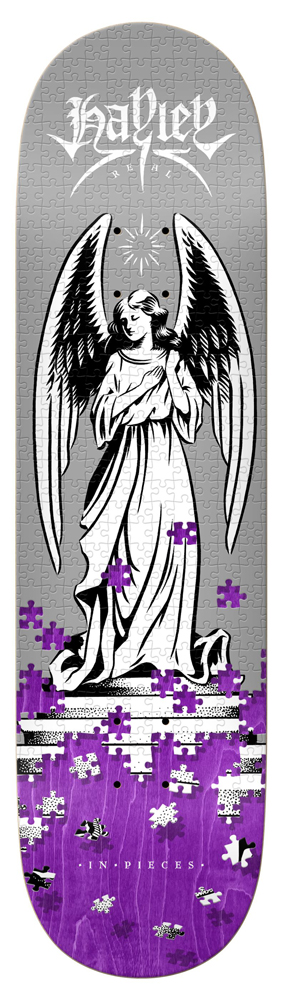 Real Skateboard Deck Hayley Pieces TF 8,25 Real Skateboard Deck Hayley Pieces TF 8,25