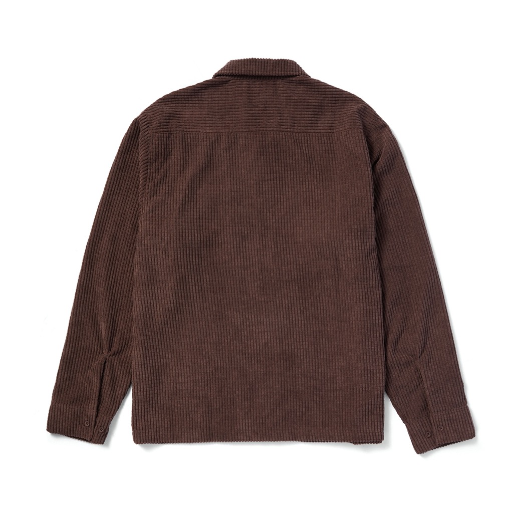 HUF Cornelius Zip Shirt - eggplant XXL