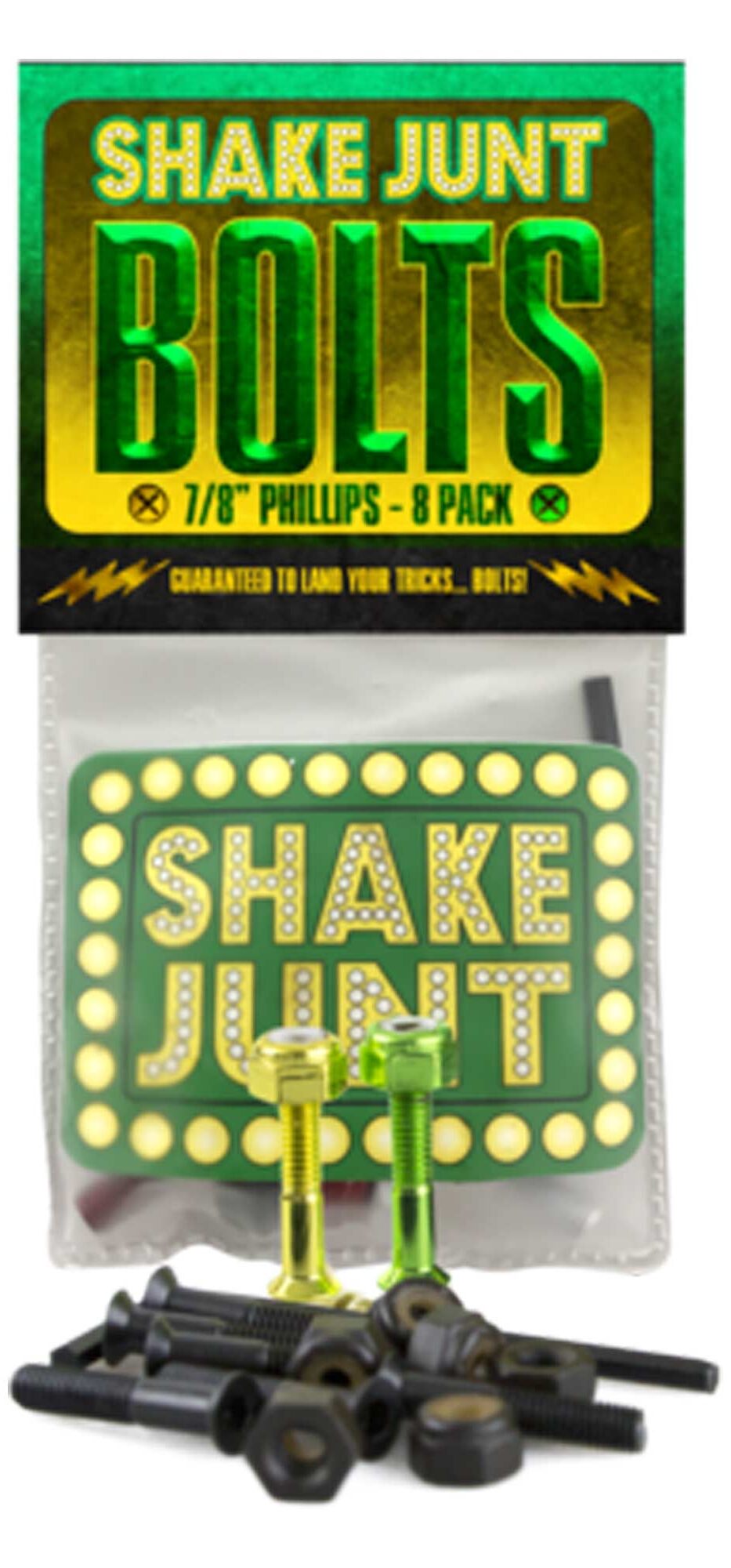 SHAKE JUNT Montagesatz PHILLIPS SJ HARDWARE 78 1gr/1ye/6bl Single, green-yellow 7/8 SHAKE JUNT Montagesatz PHILLIPS SJ HARDWARE 78 1gr/1ye/6bl Single, green-yellow 7/8