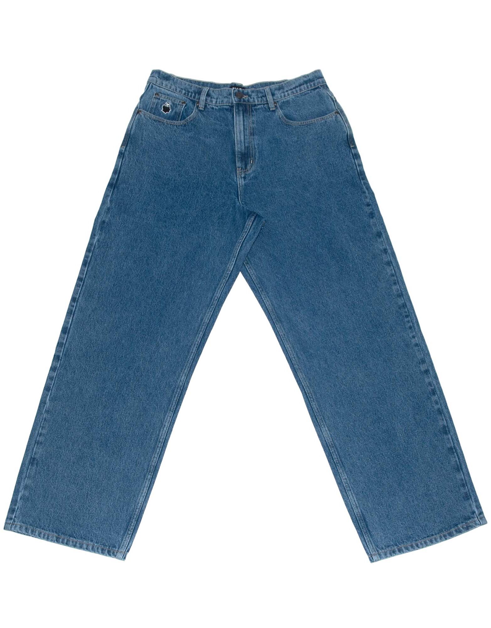 NNSNS Pant BIGGERFOOT DENIM blue washed NNSNS Pant BIGGERFOOT DENIM, blue washed 36/34