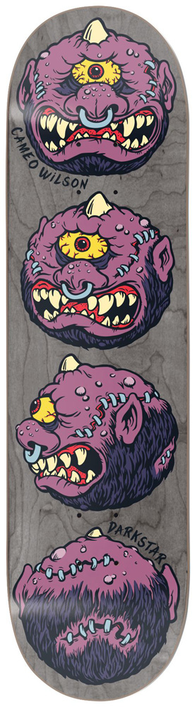 Darkstar Skateboard Deck Wilson Madballs Headspin R7 8,25