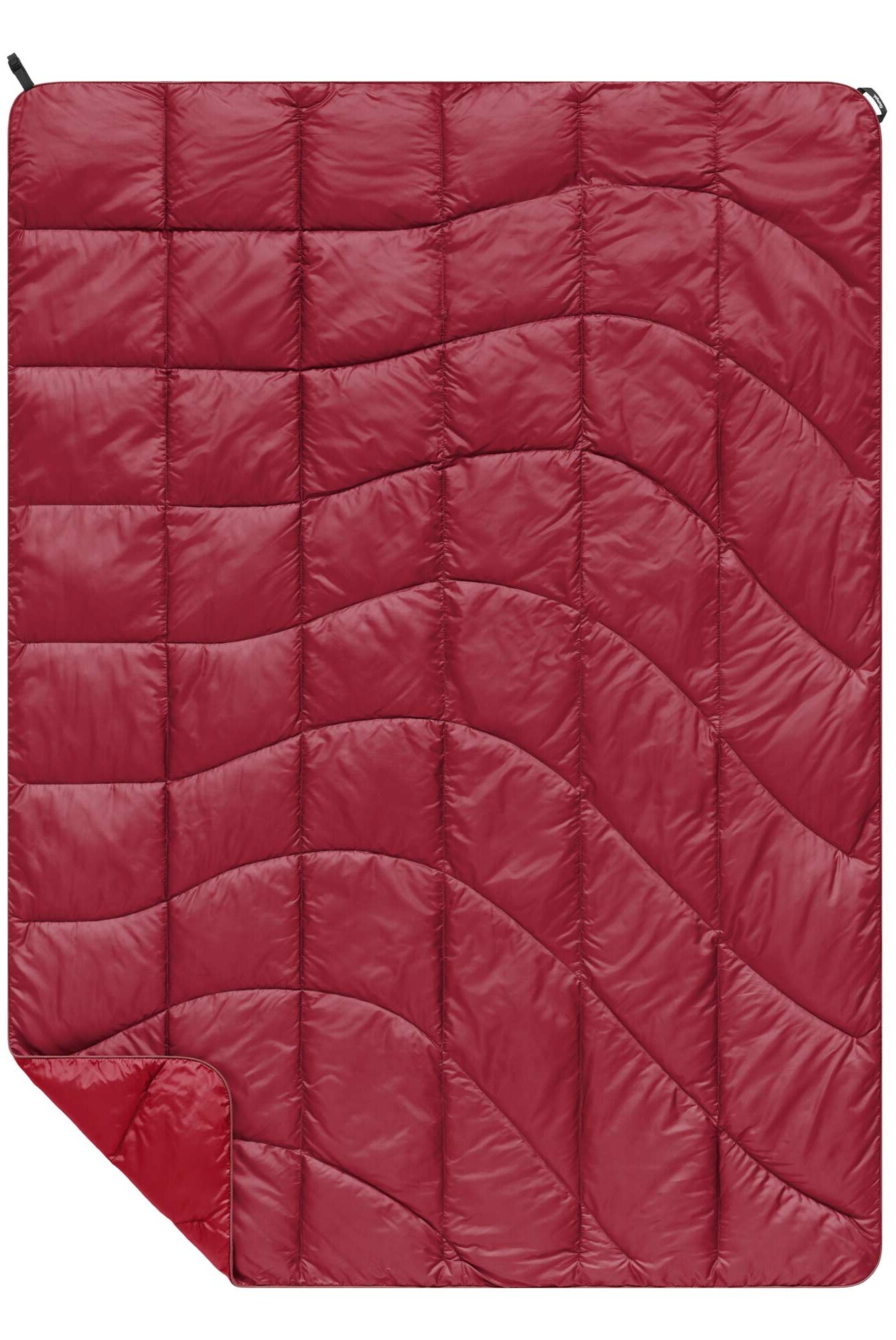 RUMPL Blanket NANOLOFT SOLID FLAME/ TRAVEL, crimson RUMPL Blanket NANOLOFT SOLID FLAME/ TRAVEL, crimson