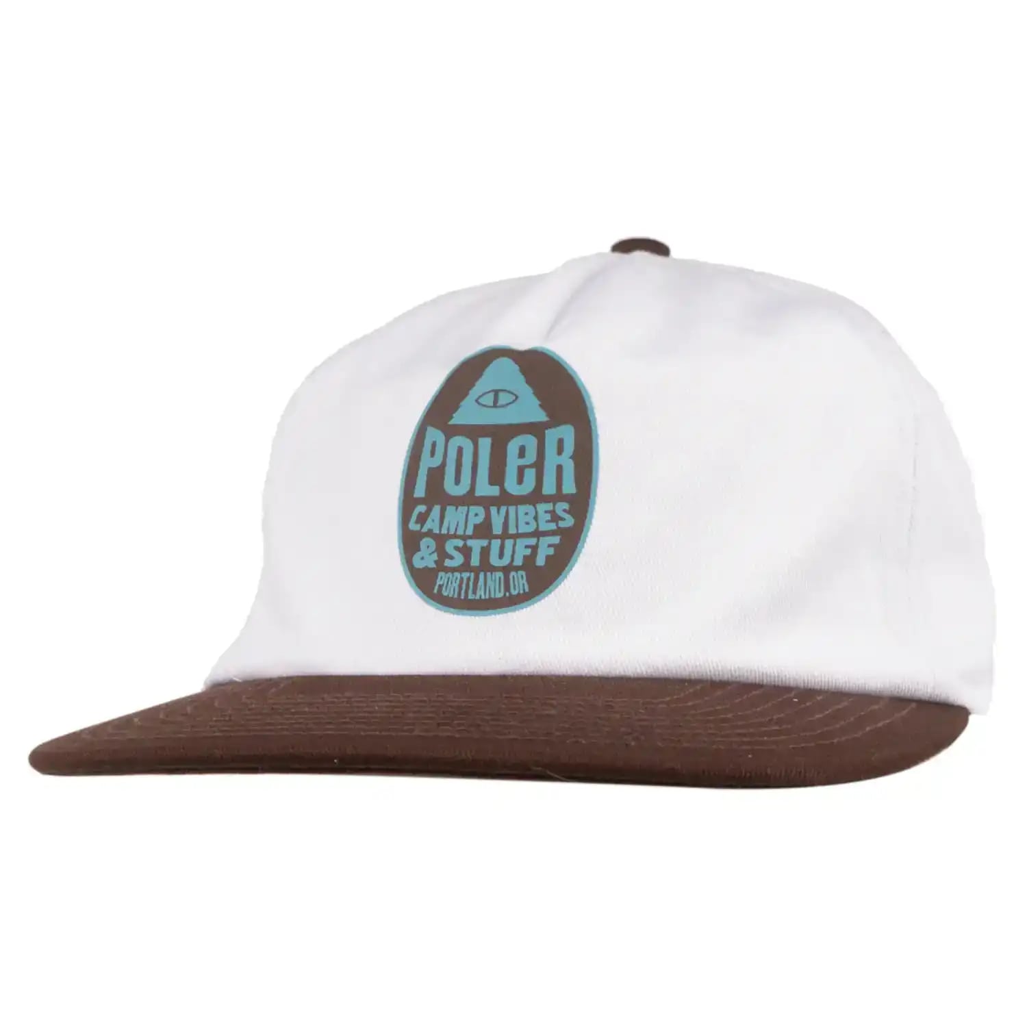 Poler Fruit Sticker Cap - white