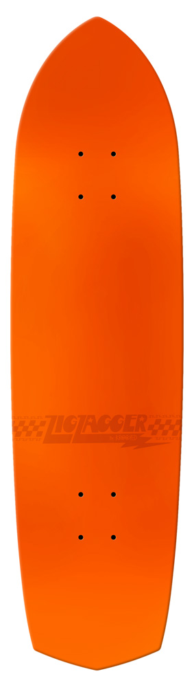 Krooked Skateboard Deck Team Zip Zagger Tonals 8,62
