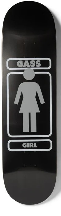 Girl Skateboard Deck Gass Metalls 8,50
