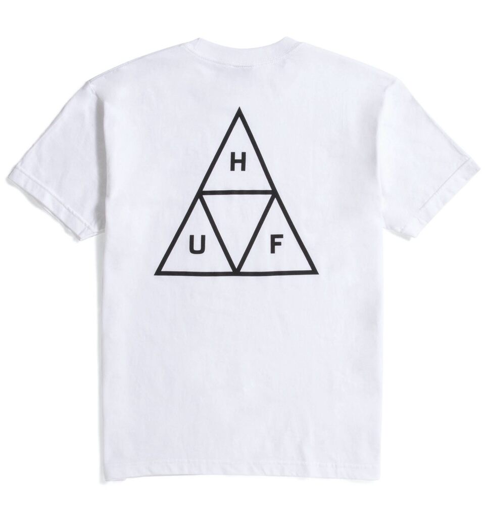 HUF Set Triple Triangle T-Shirt - white M