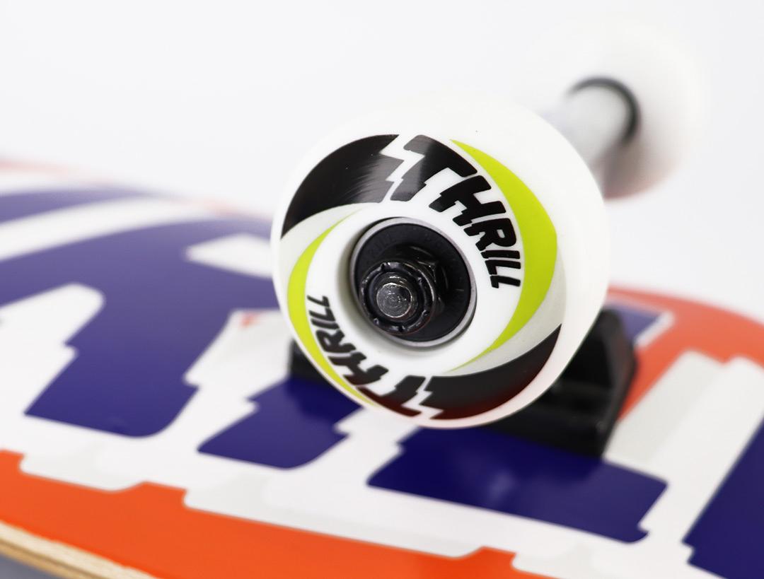 Thrill complete Skateboard Logo Orange Thrill complete Skateboard Logo Orange