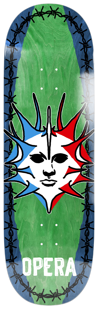 Opera Skateboard Deck Fatties Torn Spike 10,00