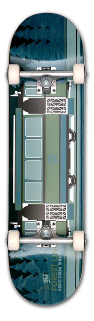 MOB Skateboards Forest complete board 8.25