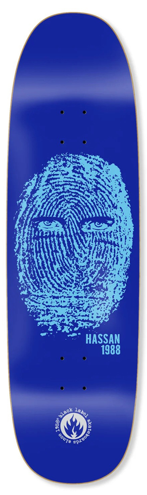 Black-Label Skateboard Deck Hassan Thug Print 9,25