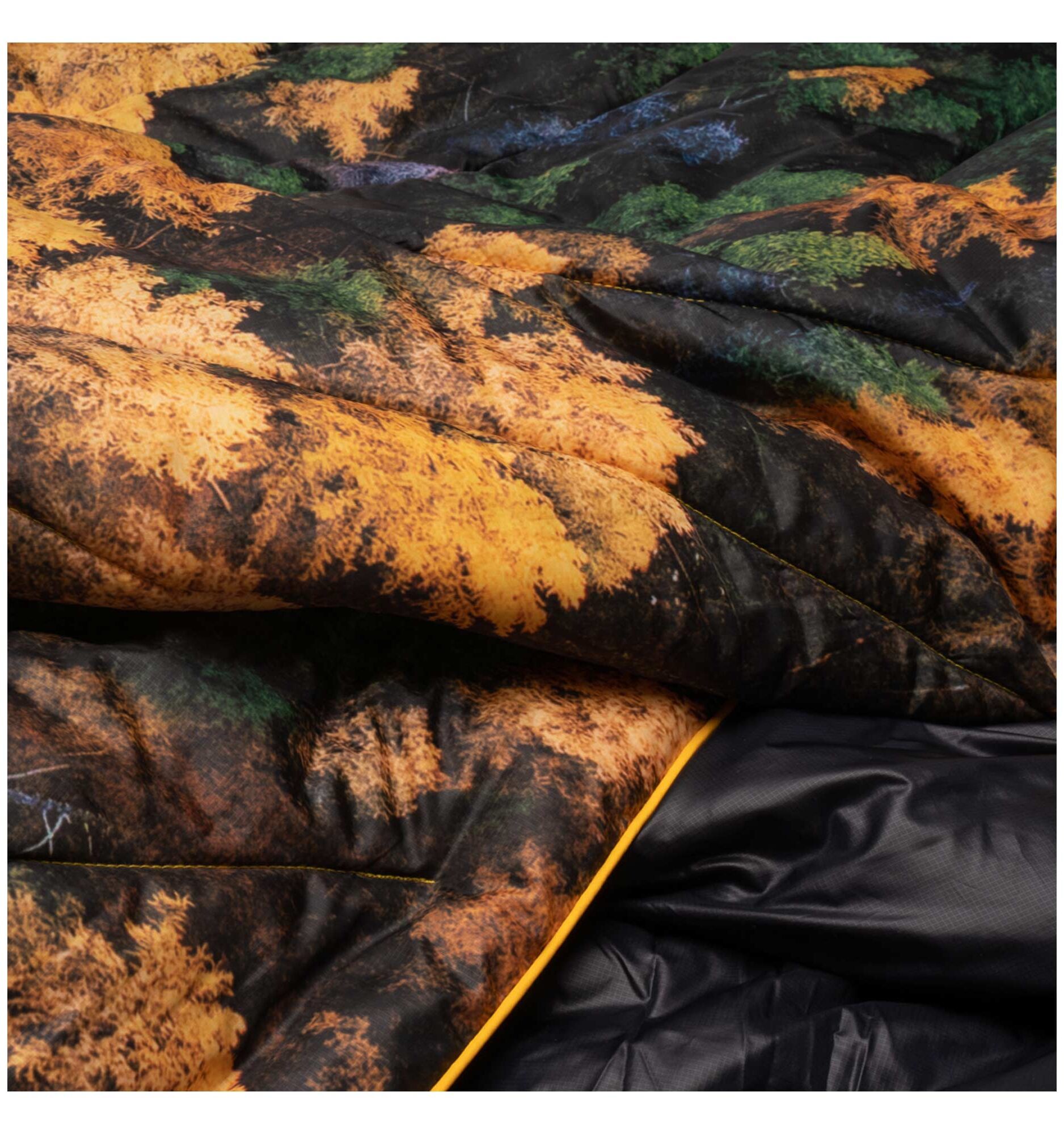 RUMPL Blanket ORIGINAL PUFFY PRINTED LC / 1 PERS, gold growth