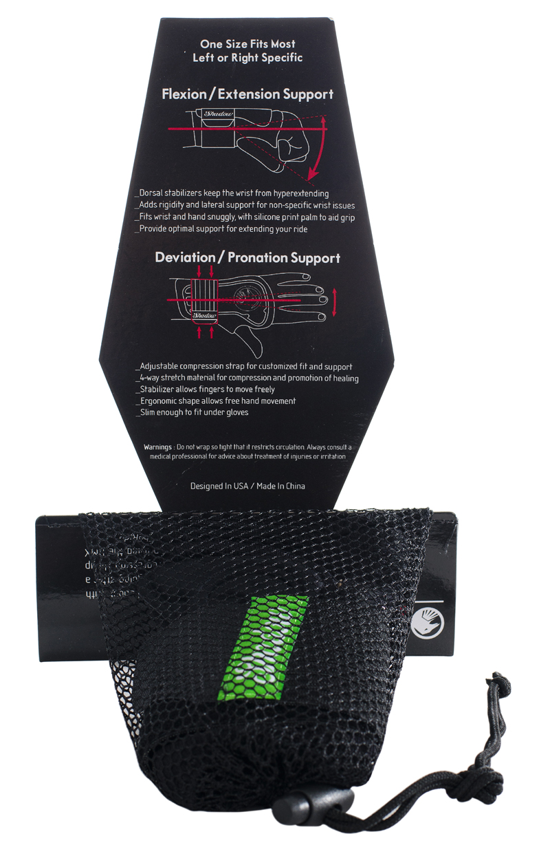 Shadow Riding Gear Revive Wrist Support Right black