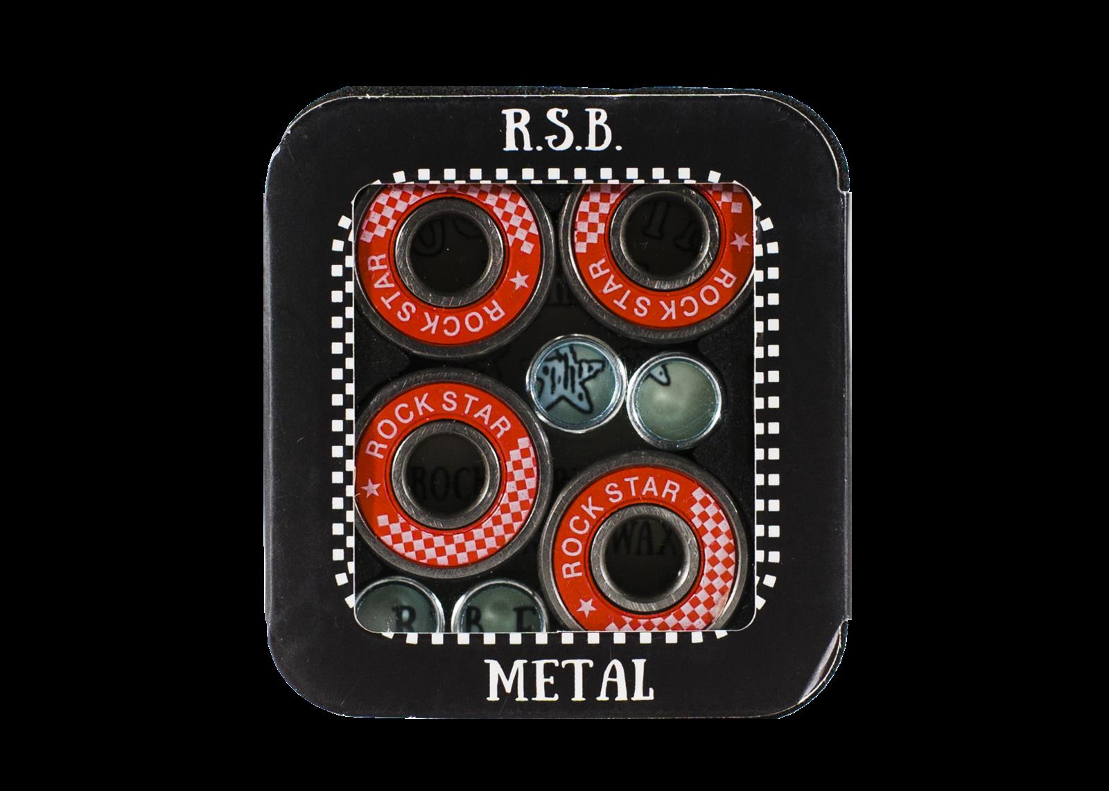 Rock Star Bearings Metal Ball Skateboard Kugellager
