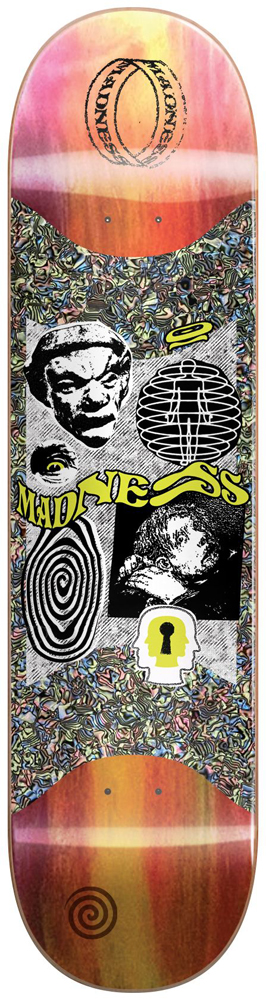 Madness Skateboard Deck Outcast 8,625 R7 Slick Popsicle