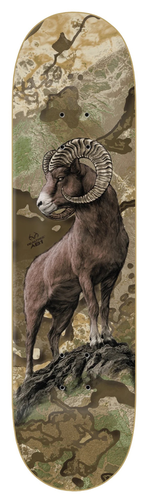 13710257-1 Zero Skateboard Deck x RT Arunski Big Horn Sheep 8,50