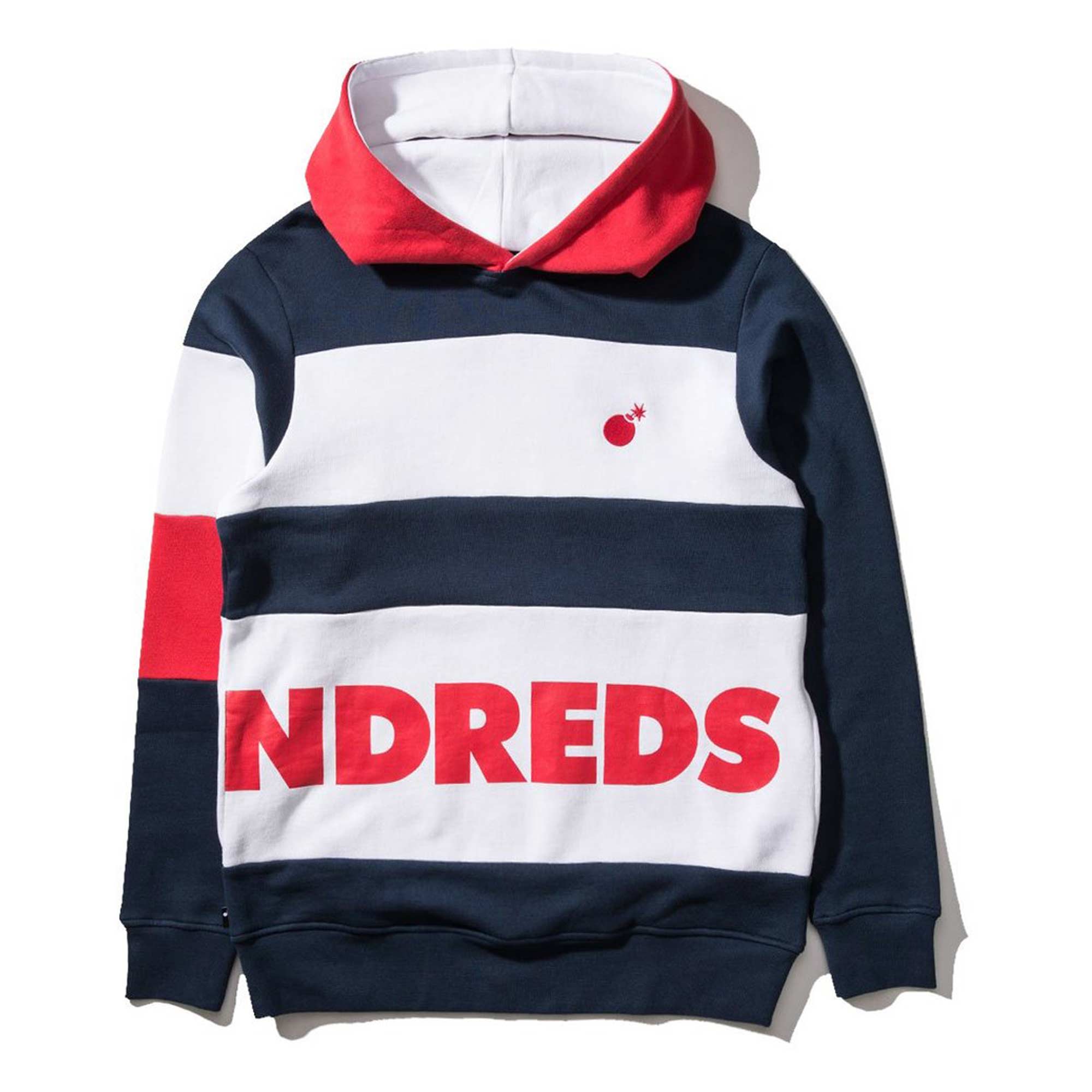 hunmswh-fig-navy THE HUNDREDS Sweat FIG Hooded navy