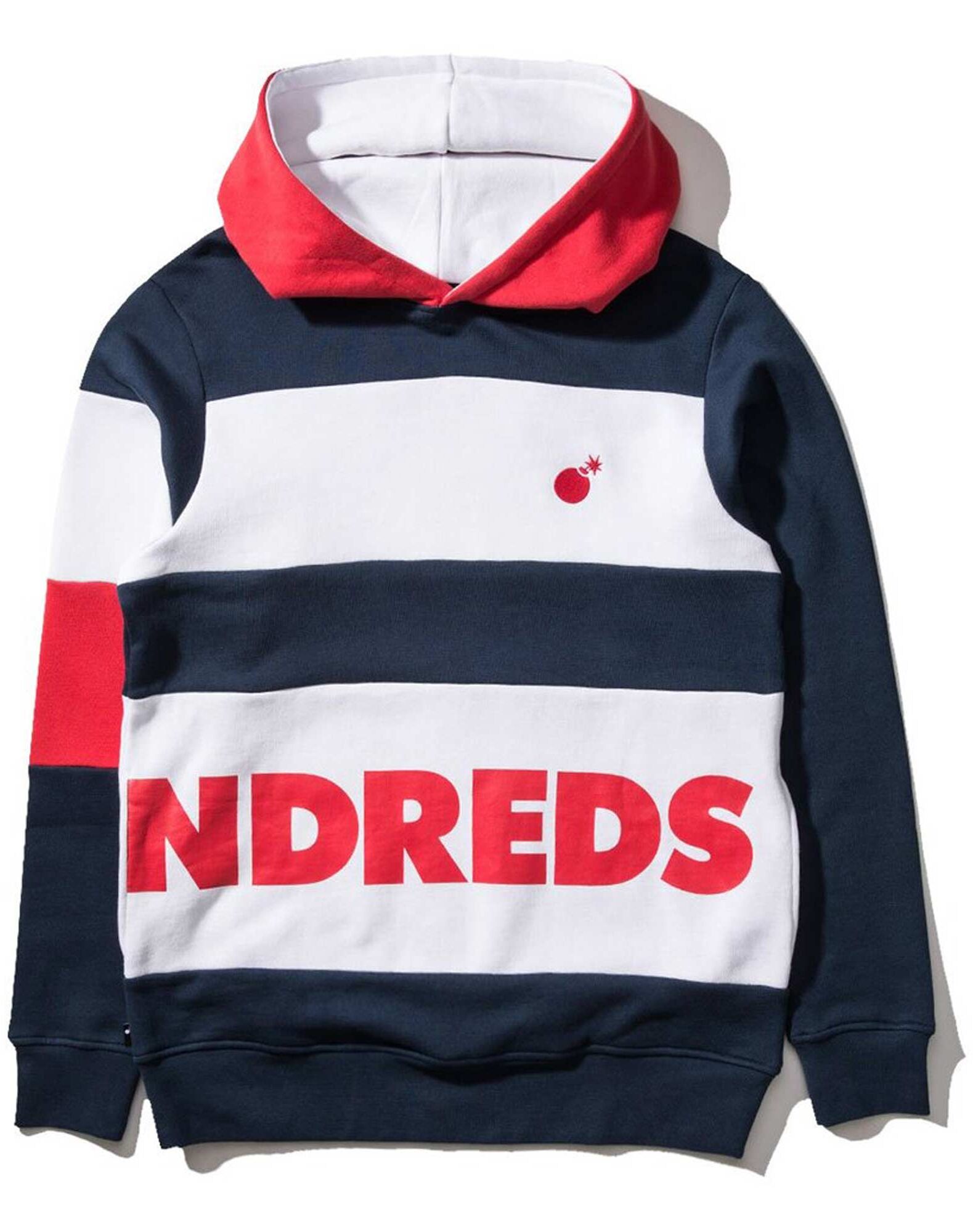 hunmswh-fig-navy THE HUNDREDS Sweat FIG Hooded navy