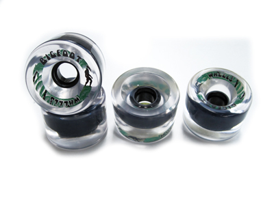 Bigfoot Paradise Longboard Wheels Clear 70mm 78a