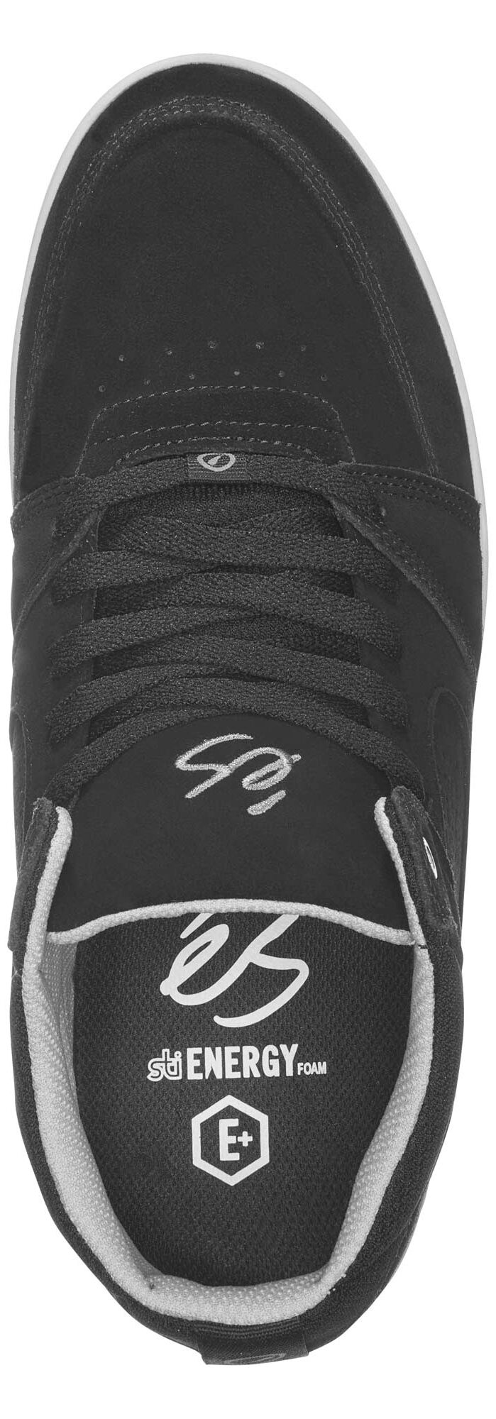 eS SKB Shoe ACCEL SLIM MID bla/whi/sil black/white/silver eS SKB Shoe ACCEL SLIM MID bla/whi/sil, black/white/silver 12