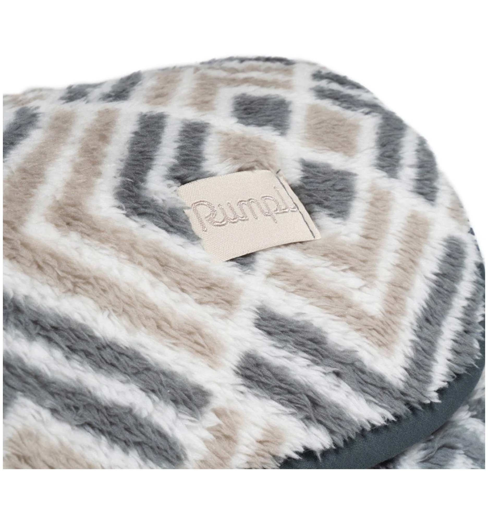 RUMPL Blanket SHERPA PUFFY PRINTED FLEECE / THROW, kaleidoscope