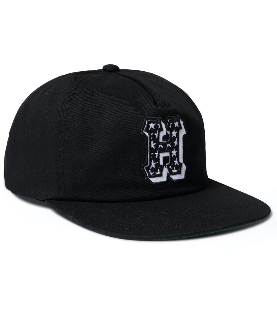HUF H-Star Snapback - black HUF H-Star Snapback - black