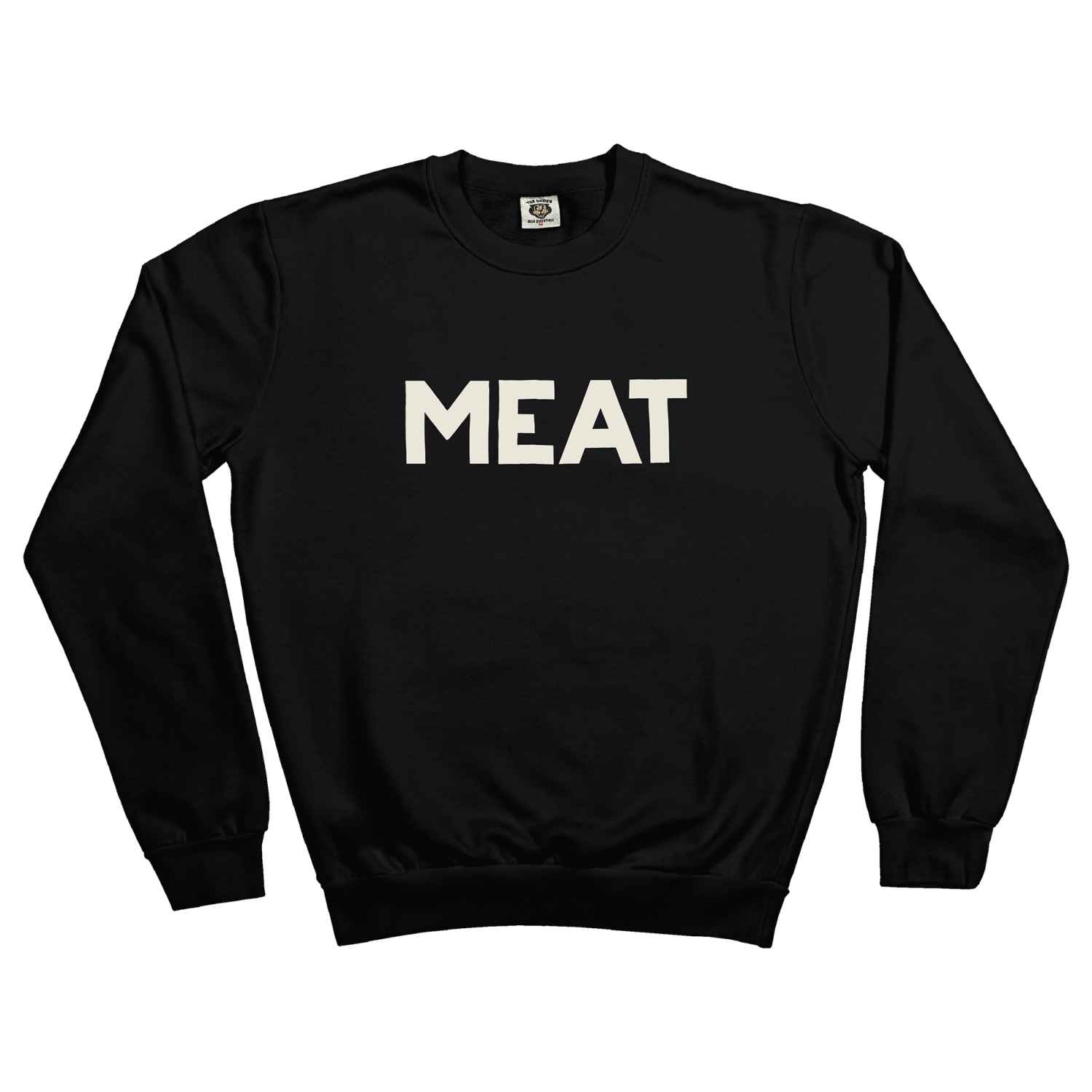 The Dudes Meat Sweatshirt Premium - black The Dudes Motel Sweatshirt - brown cream XXXL