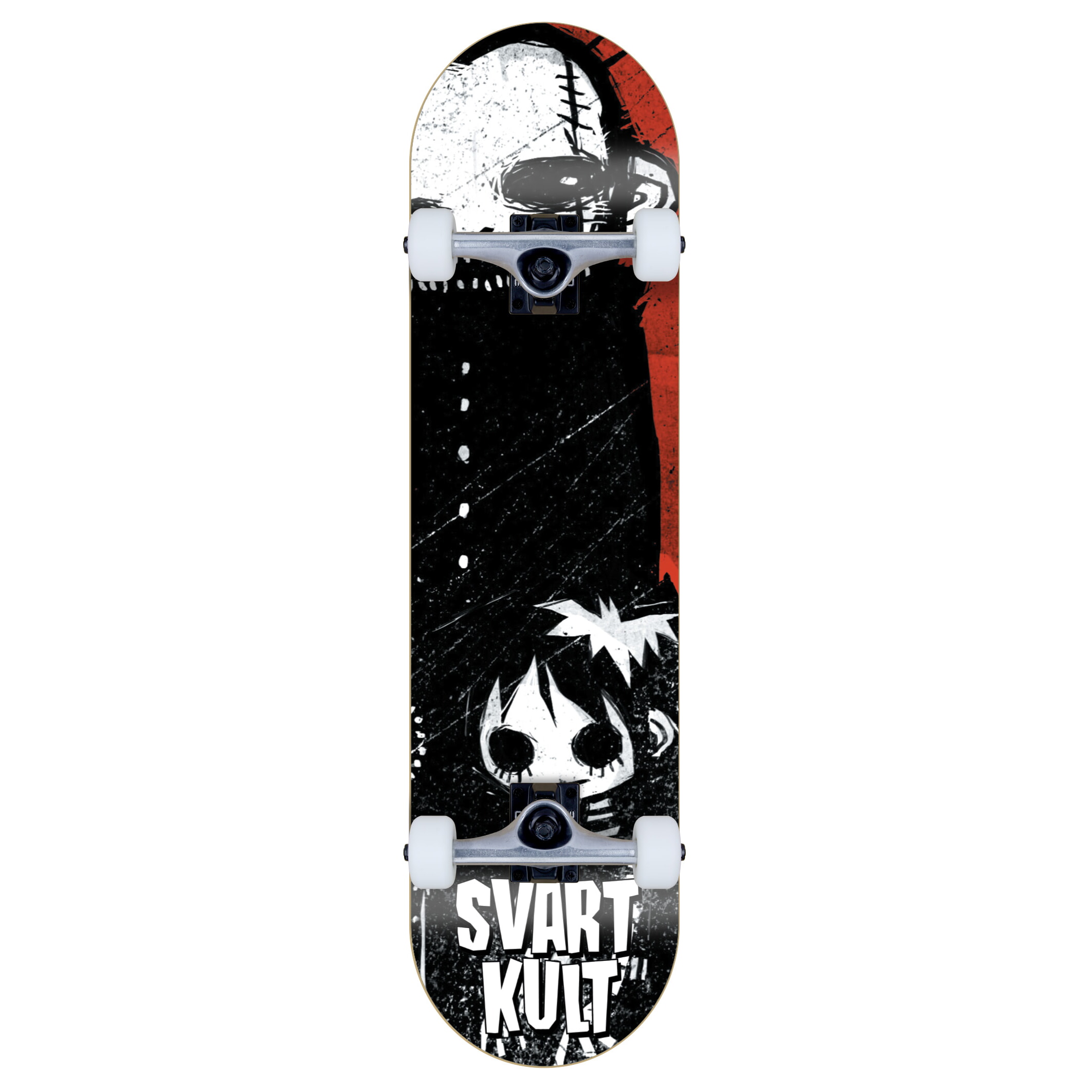 Svart Kult komplett Skateboard Diujicho 7.75