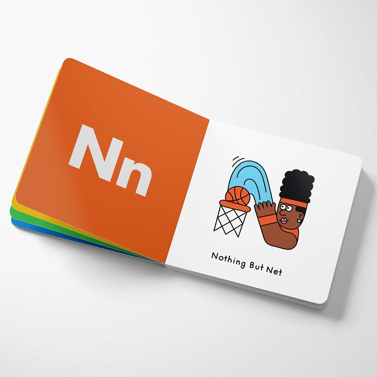 Awesome ABC Basketball ABC Book - Multicolor