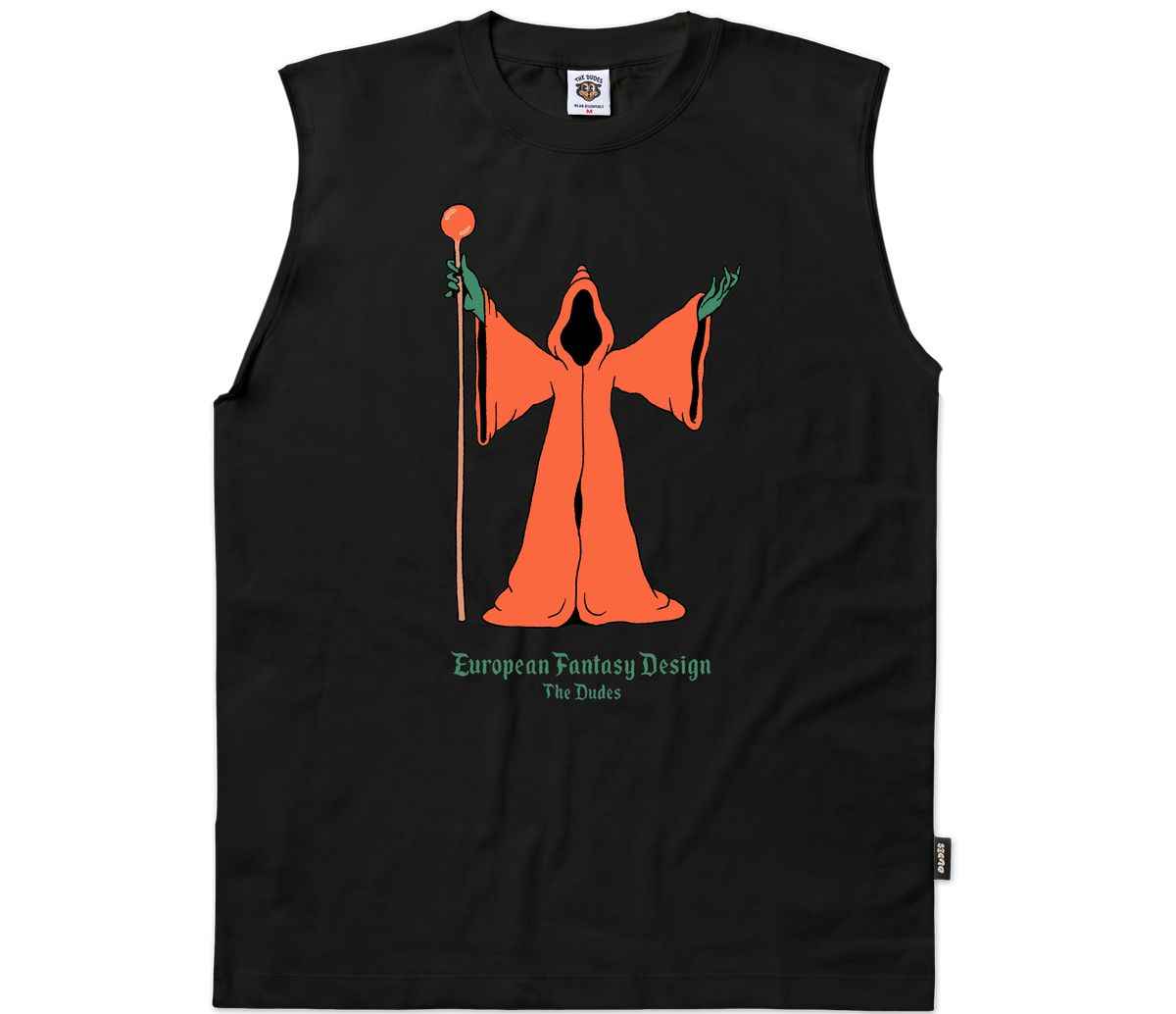 The Dudes Warlock Classic Sleeveless T-Shirt - black The Dudes Warlock Classic Sleeveless T-Shirt - black XXXL