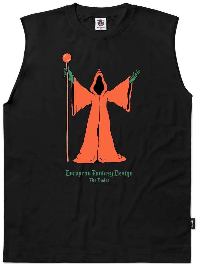 The Dudes Warlock Classic Sleeveless T-Shirt - black The Dudes Warlock Classic Sleeveless T-Shirt - black XXXL