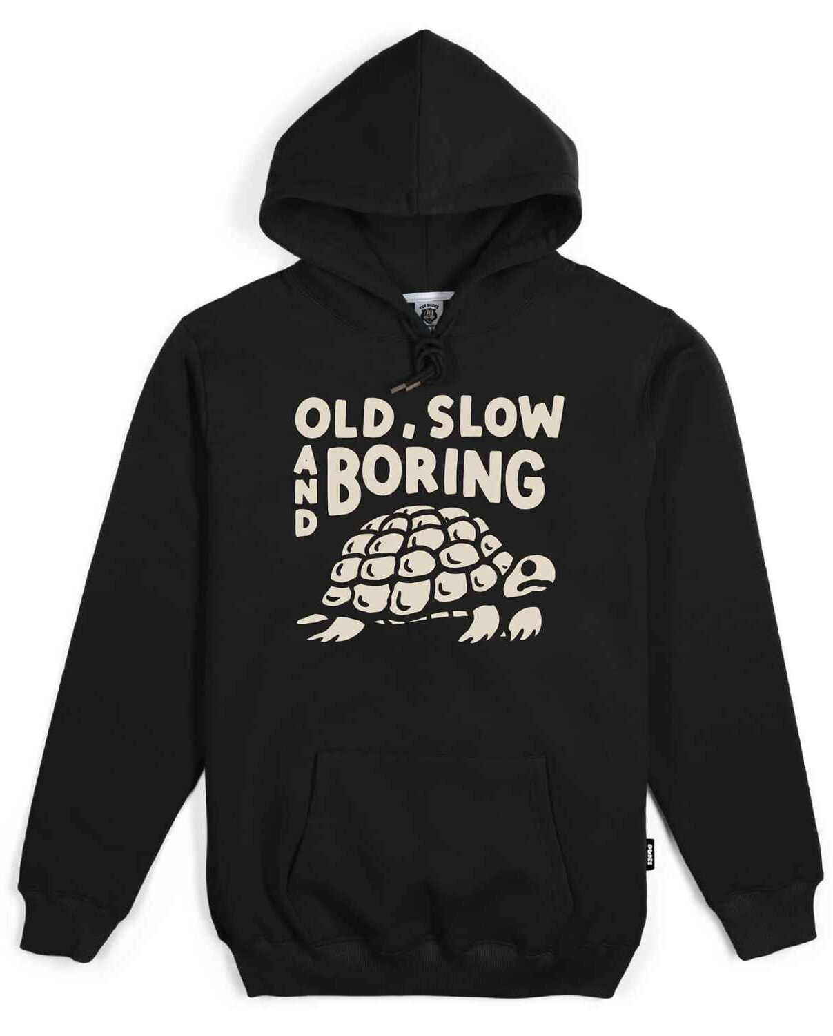The Dudes Tortoise Seasonal Hoodie - black XS The Dudes Tortoise Seasonal Hoodie - black XXXL