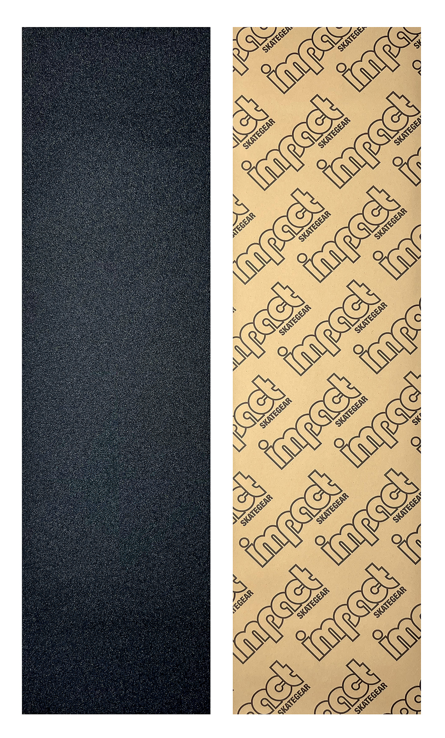 Impact Skateboard Griptape black perforated 9"