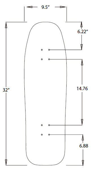 Bold Cruiser Shape 6 - 9.50 Bold Cruiser Shape 6 - 9.50