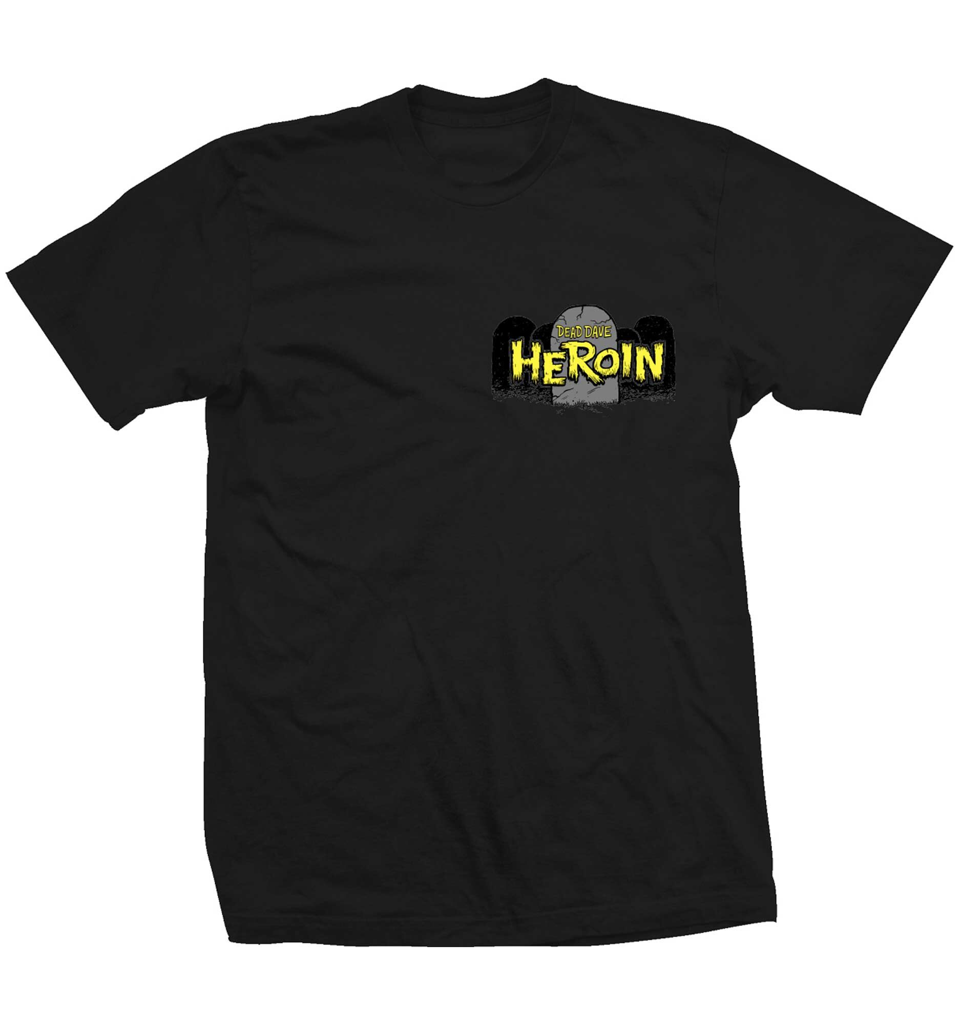 HEROIN T-Shirt ZOMBIE, black M HEROIN T-Shirt ZOMBIE, black XXL