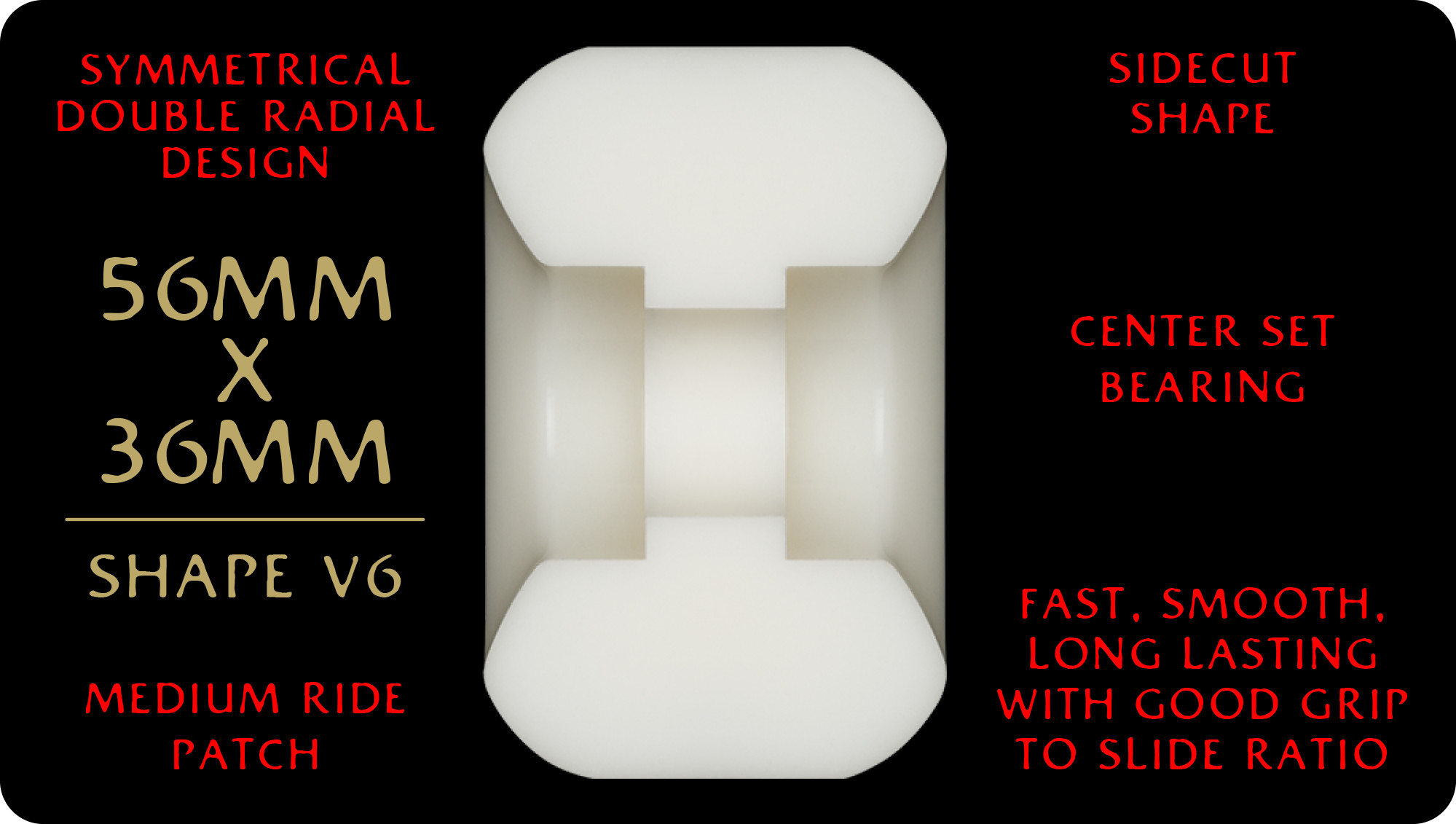 Powell-Peralta wheels Dragons 93A V6 Wide Cut 56mm