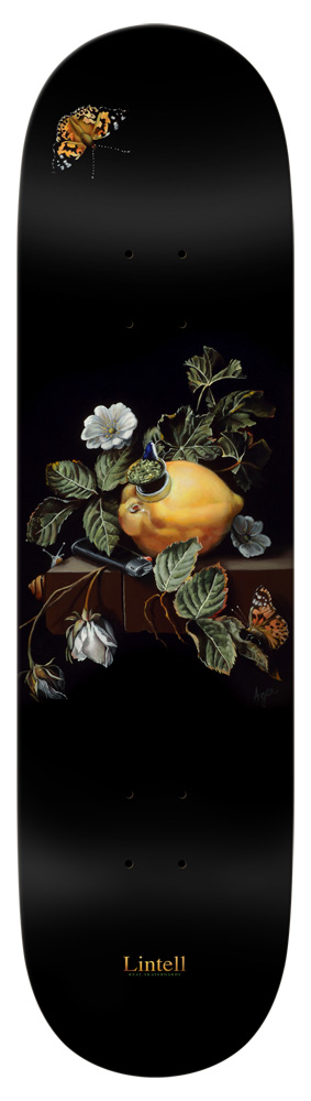 Real Lintell by Kathy Ager Skateboard Deck 8.50