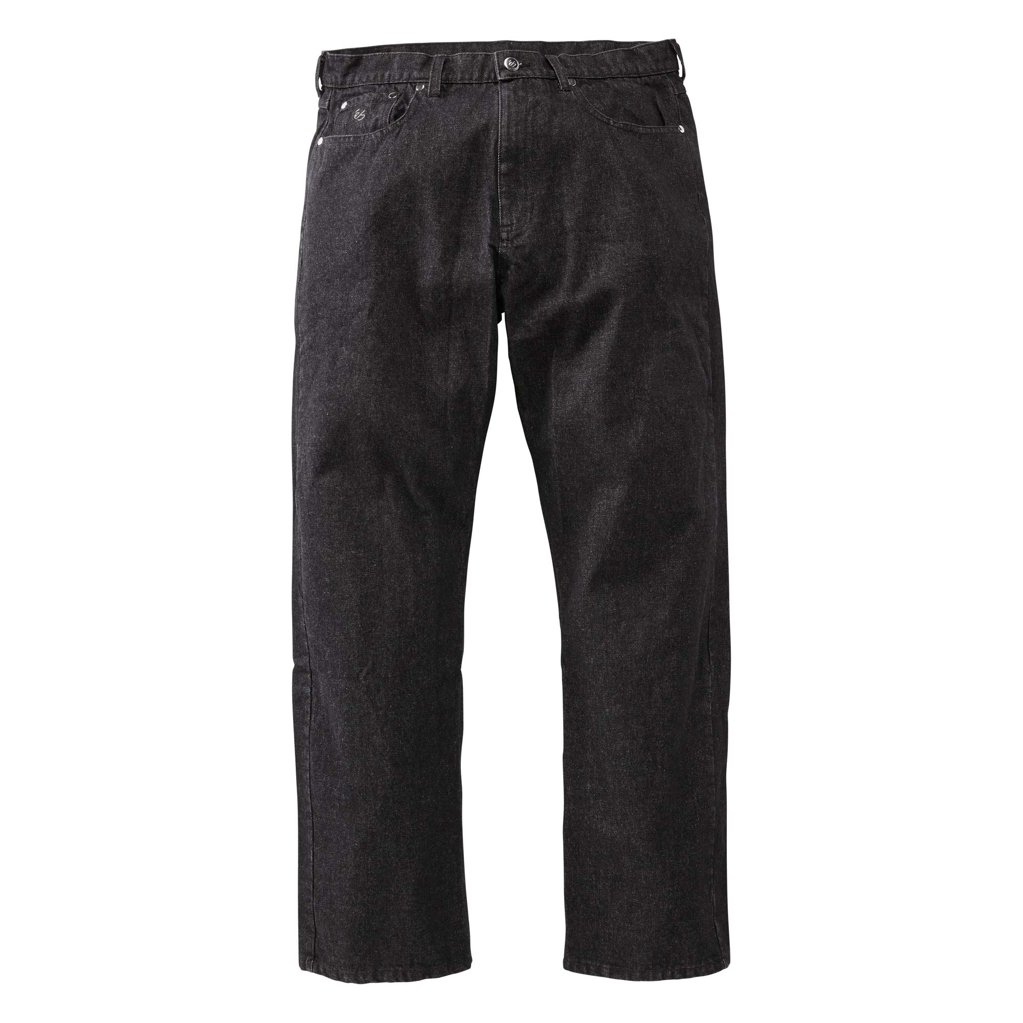 eS SKB Pant BAGGY DENIM, black wash 34