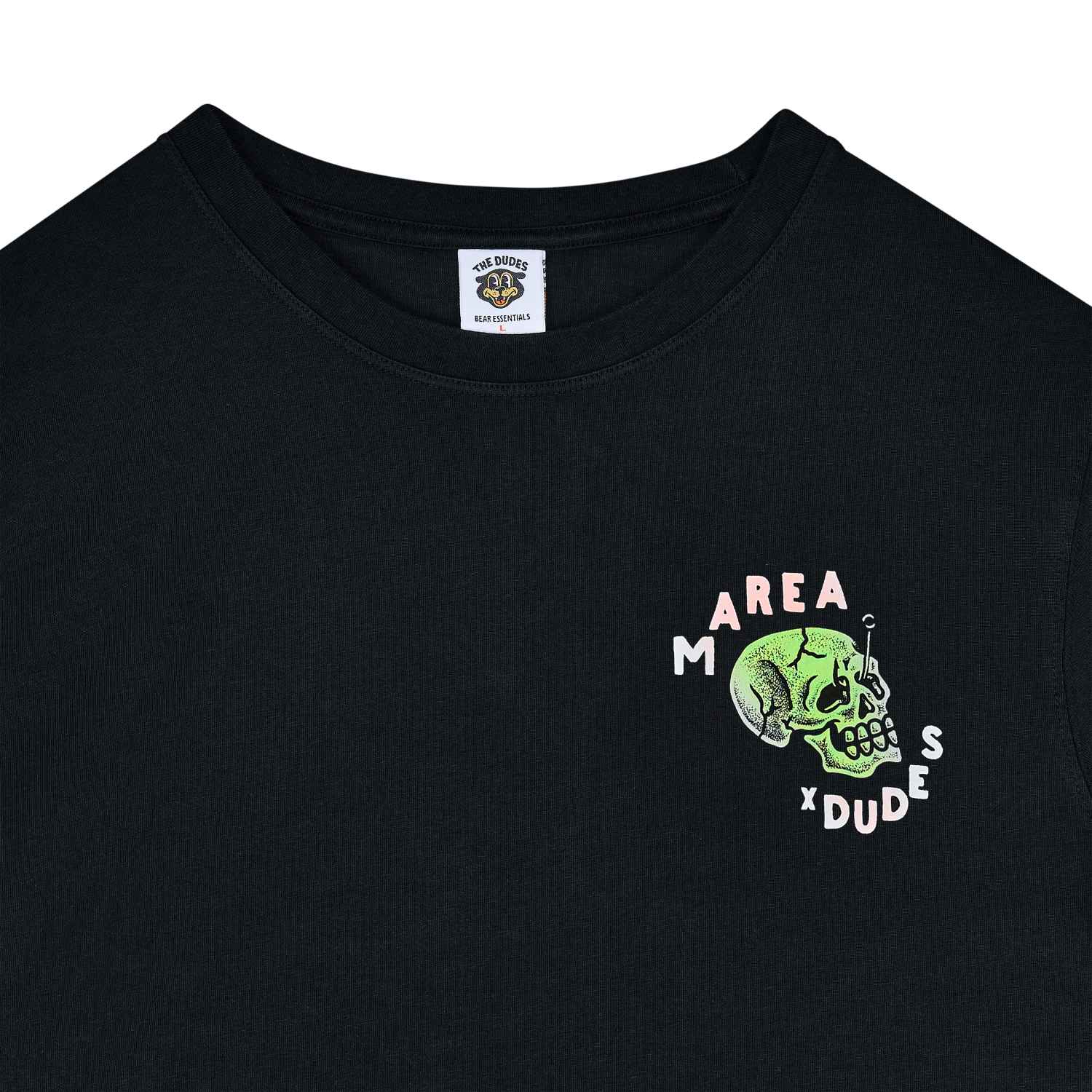 10067002-2 The Dudes Marea Pescador Pescado T-Shirt - black XXXL