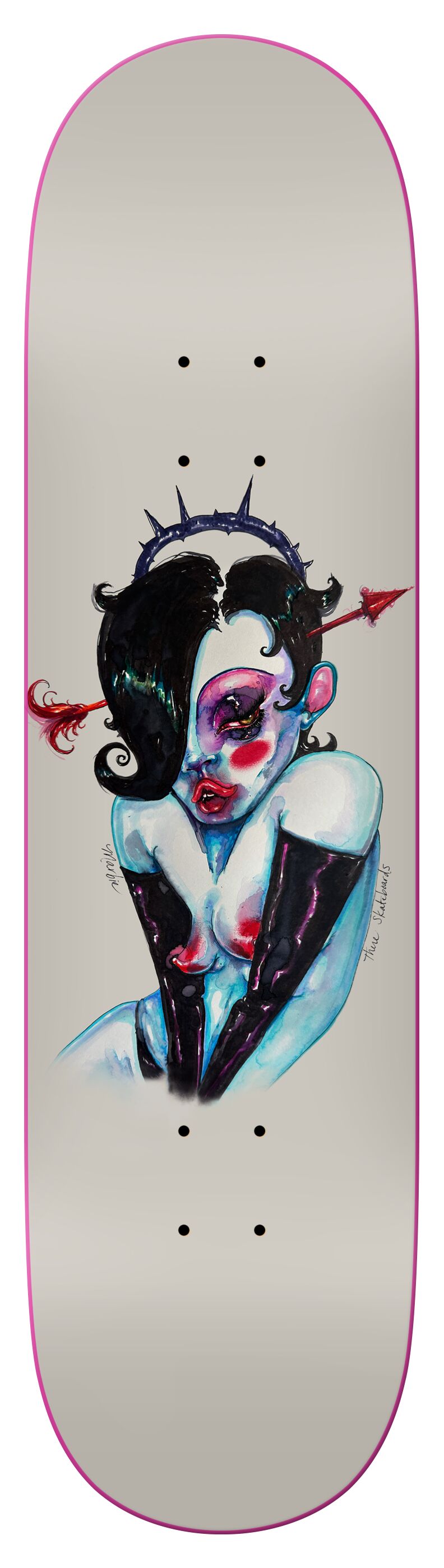 There Skateboard Deck Marbie Blake Armstrong Darling 8.5 There Skateboard Deck Marbie Blake Armstrong Darling 8.5