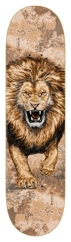 Zero Skateboard Deck x RT Sandoval Lion 8,25