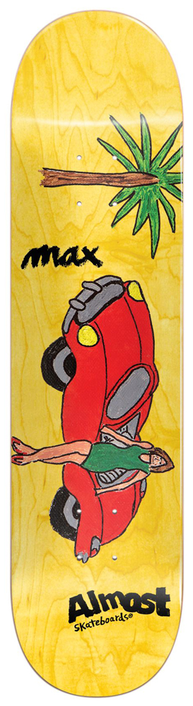 Almost Skateboard Deck Geronzi Cars IL 8,25