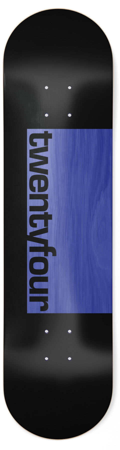 Skateshop24 - twentyfour black Skateboard Deck 8.75