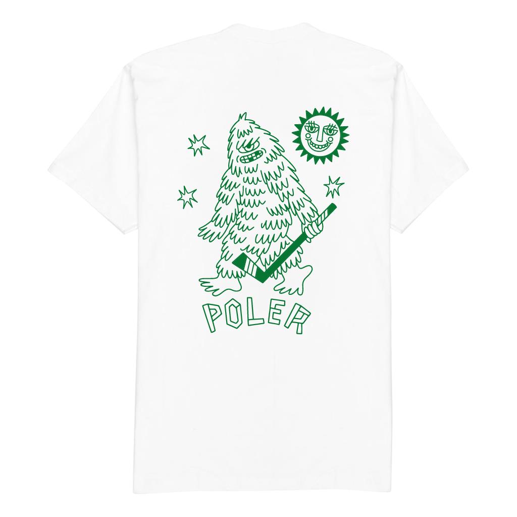 Poler Sasclops Hockey T-Shirt - white S Poler Sasclops Hockey T-Shirt - white XXL