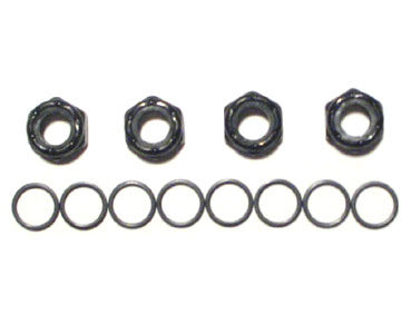 4 axle nuts with speed rings 4 axle nuts with speed rings