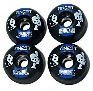 Fear Skateboard Wheels Skull Black 99A 52mm