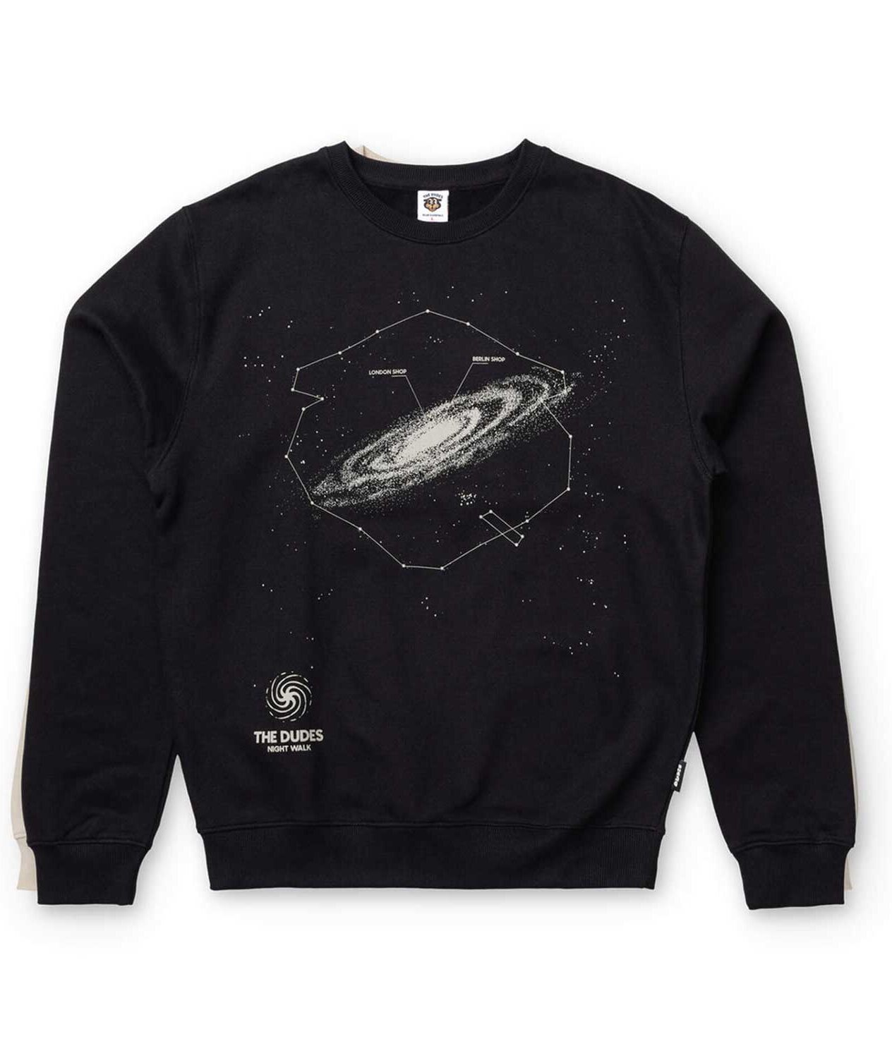 The Dudes Nightwalk Pullover - black L The Dudes Nightwalk Pullover - black XXXL